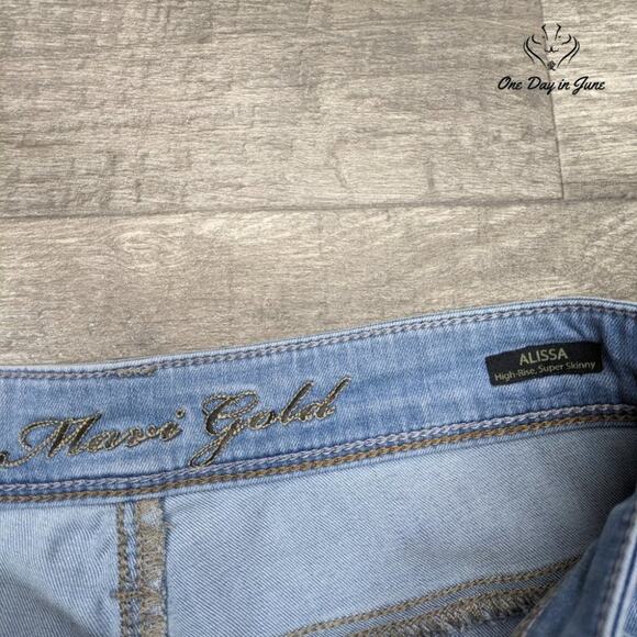 Mavi Gold Alissa High Rise Super Skinny Jeans 28/32 - Picture 2 of 6